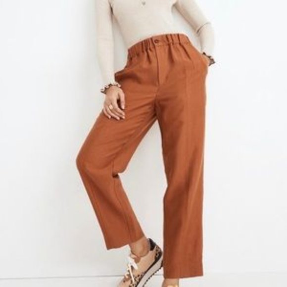 Madewell Pants - Madewell Tapered Huston Pull-On Crop Pants - XS